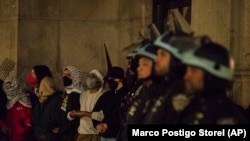 Racija na Univerzitetu Kolumbija u utorak, 30. aprila 2024., u New Yorku.