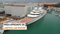 Echipajul „iahtului lui Putin” sechestrat confruntă reporterii RFE/RL