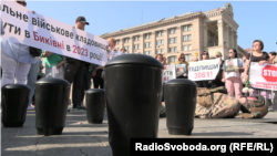 Акція «Голоси полеглих Героїв» на Майдані Незалежності у Києві. 26 вересня 2023 року