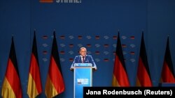 Ko-lider ekstremno desničarske nemačke stranke Alternativa za Nemačku (AfD) Tino Šrupala prisustvuje partijskoj konvenciji u Esenu, Nemačka, 29. jun 2024.