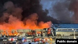 Жарылуу болгон кампа. 