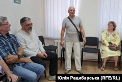 Володимир Земляний на відкритті фотовиставки