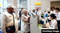 Ажылык сапарга жөнөгөн кыргызстандыктар. 12-июнь, 2023. 