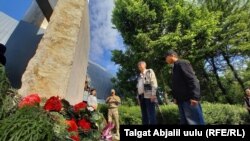 Жалал-Абадда Чернобыл апаатынын курмандыктары эскерилди. 26-апрель, 2023-жыл.