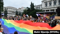 Povorka ponosa u Sarajevu, 24. juni 2024. 