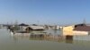 Kazakhstan – spring flood, Qulsary town, Atyrau region. 10 April 2024