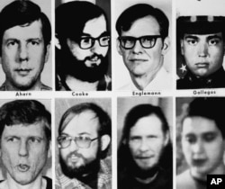 تصویری که رسانه‌های آمریکا در روزهای گروگان‌گیری از مقایسه چهره افراد به گروگان گرفته شده در روزهای قبل و بعد تسخیر سفارت منتشر کردند و توماس آهرن هم در آن دیده می‌شود.