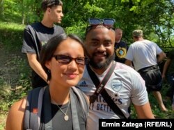 Tamika i Artillio, na Maršu mira, 8. juli 2023.