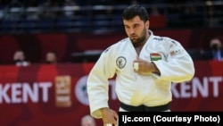 Tajikistan,Dushanbe city, Temur Rahimov, famous tajik judist.