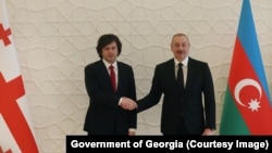 ირაკლი კობახიძე და ილჰამ ალიევი.