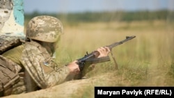 На одному з навчальних військових центрів в Україні, де проводять підготовку мобілізованих