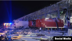 Знищений російським ракетним ударом термінал у Харківській області, 21 жовтня 2023 року