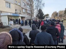 Черга за продуктами у Славутичі