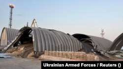 Skladišta žitarica teško oštećeno u napadu ruske bespilotne letjelice u kompleksu luke na Dunavu nakon ruskog napada, u regiji Odesa, Ukrajina 16. avgusta 2023. 