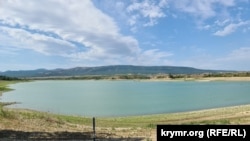 Білогірське водосховище в окупованому Криму, липень 2024 року