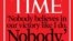 Обкладинка журналу Time із цитатою Володимира Зеленського, жовтень 2023 року