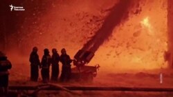 Орусиянын Курск облусундагы мунай базага дрон тийгенде өрт чыкты 