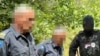 Photos of the Ministry of Internal Affairs of Serbia on the alleged arrest of three Kosovo police officers on the territory of Serbia