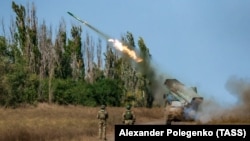 Российские силы ведут обстрел украинских позиций в Запорожской области