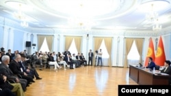 Президенттин талапкерлер менен жолугушуусу. 12-май, 2023-жыл.
