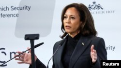 Zëvendëspresidentja amerikane, Kamala Harris në Mynih, Gjermani. 18 shkurt 2023.