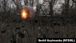 Украинадагы согуш тутанган аймактардын биринен тартылган сүрөт.