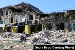 Ліцей в Апостоловому після атаки російськими ракетами