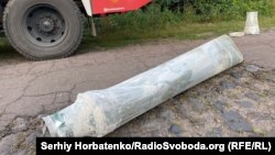 Ілюстраційне фото. Уламок російської ракети, Краматорськ, 2 вересня 2023 року
