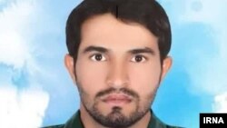 عکسی که ایرنا از رضا زراعی، سرهنگ کشته‌شده سپاه پاسداران در سوریه، منتشر کرده است