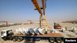 پروژۀ عمرانی در بندر بزرگ فاو عراق 