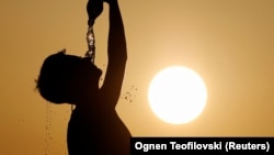 Vrućine u Skoplju, Sjeverna Makedonija, 12. juli 2023. 