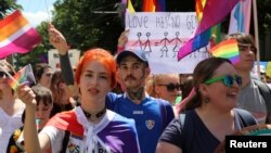 Imagine de la ediția din 2022 a Marșului Pride de la Chișinău. 