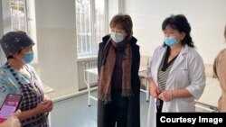 Акыйкатчы Жамиля Жаманбаева Республикалык психиатрия жана наркология борборуна барды. 2024. 