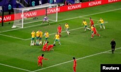 Түштүк Корея курамасынын капитаны Сон Хын Мин гол киргизип, өз командасына жеңиш алып келди.