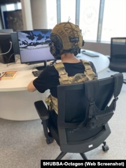 Фото російського навчального безпілотного центру SHUBBA-Octagon з курсантом з позивним «Святий»