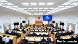 Президент Садыр Жапаров ККМ, ЭТТК боюнча ишкерлер менен жолугушту. 6-июнь, 2024-жыл.