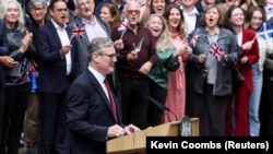 Keir Starmer u prvom obraćanju kao bovi britanski premijer, 5. juli 2024.