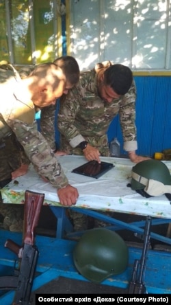 «Удачники» в процесі планування роботи на лінії фронту