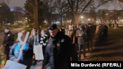 Policija je obezbeđivala učesnike protesta koji je završen bez incidenata.