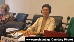 Балдар укугу боюнча ыйгарым укуктуу өкүл Асель Чынбаева.