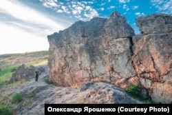 Скеля «Вуха віслюка». Тимчасово окупована зона, Запорізька область