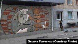 Херсонський перинатальний центр після обстрілів у січні 2023 року