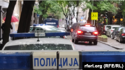 Policijski automobili u Beogradu. Ilustrativna fotografija