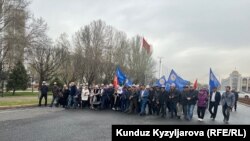 Бишкекте Апрель революциясынын курмандыктарын эскерилди. 7-апрель, 2023-жыл.