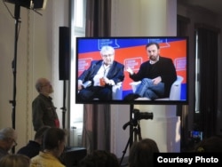 Skobov na događaju Foruma Slobodne Rusije