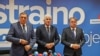 Milorad Dodik, predsjednik SNSD-a, Dragan Čović, predsjednik HDZ BiH i Nermin Nikšić, predsjednik SDP-a, ilustrativna fotografija. 