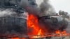 Резервуари з нафтою палають унаслідок влучання дронів, фото ілюстративне