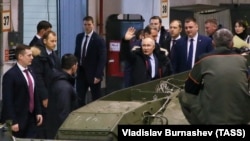 Владимир Путин посещает «Уралвагонзавод», 15 февраля 2024 года