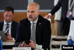 Міністр оборони Словаччини Мартін Скленар. Іспанія, 30 серпня 2023 року