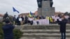 Zeci de refugiați ucraineni au protestat la Arad din cauză că nu și-au primit de șapte luni banii cuveniți pentru cazare și masă